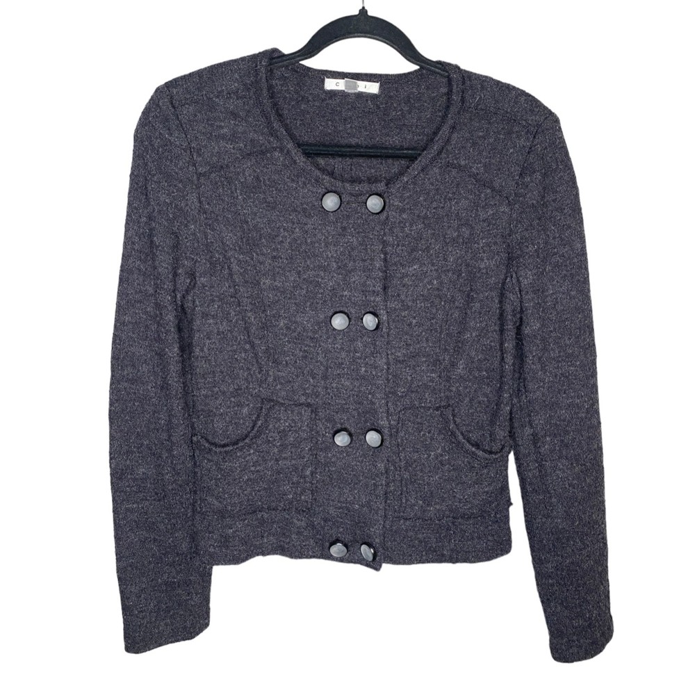 Cabi Style# 184 My Fair Wool Cardigan Jacket  Sweater Size small
